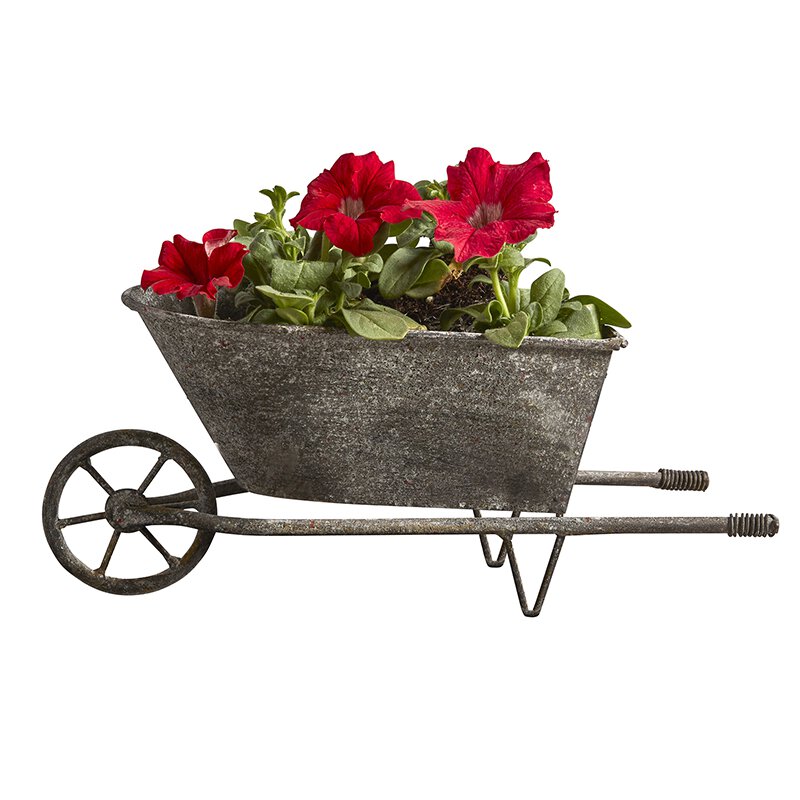 Metal Planter Wheelbarrow, Inspirational Gifts Living