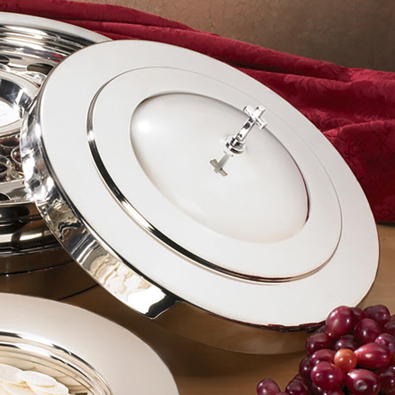 Silver Finish Communion Tray Cover