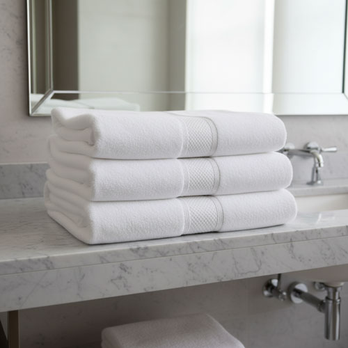 Reserve 100% Cotton Premium White Guestroom Towels