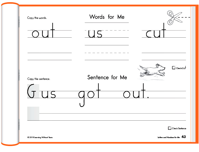 Letters and Numbers for Me | Learning Without Tears