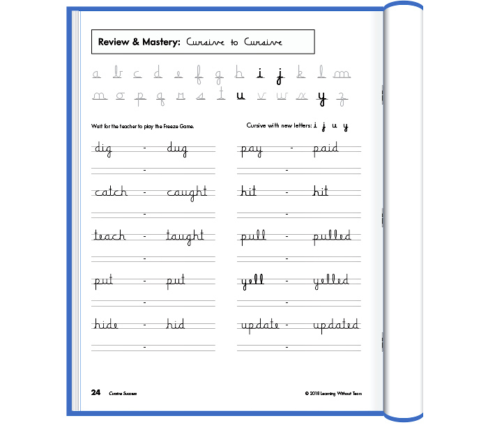 without tears review keyboarding handwriting Without Cursive Learning Success  Tears