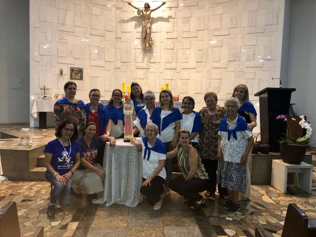 Mães Orantes da Paróquia São Carlos em Dourados.