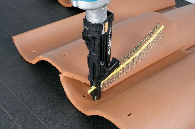 SSWSCB Collated Screws For Tile Roofing 305SS, Stainless Steel Quik