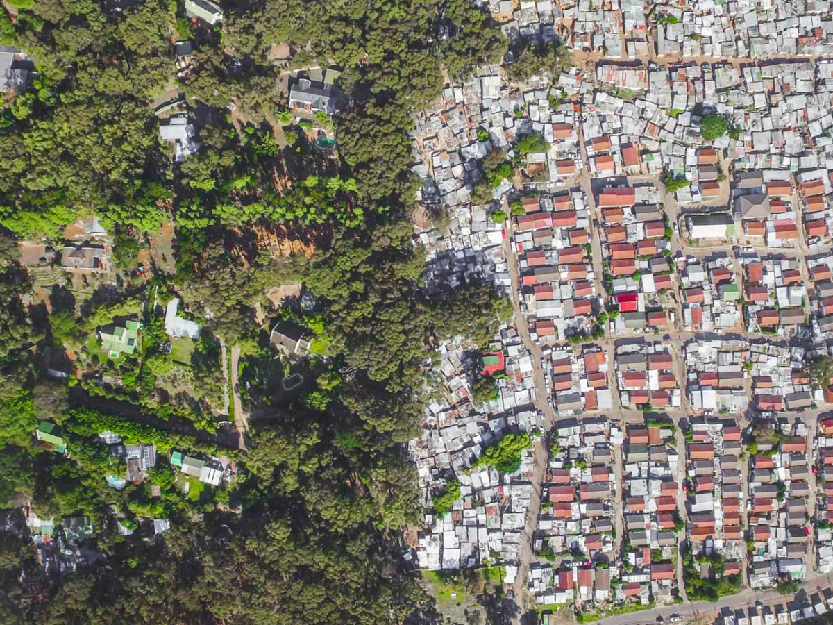 South Africa’s wealth divide analyzed through impressive aerial
