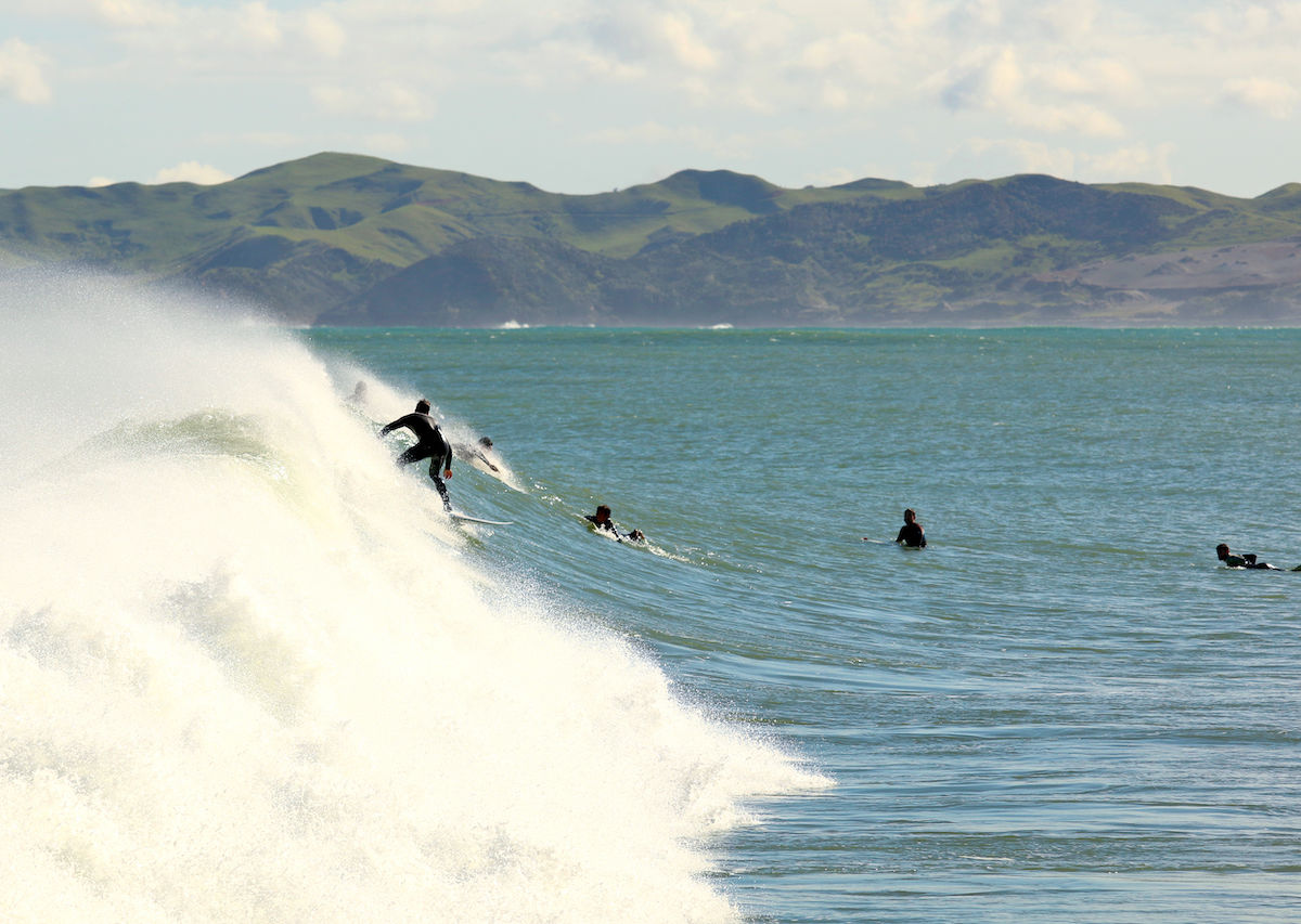 Raglan is the best chill surf town in New Zealand on the North Island