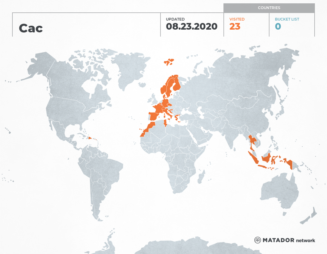 Cac’s Travel Map – Matador Network