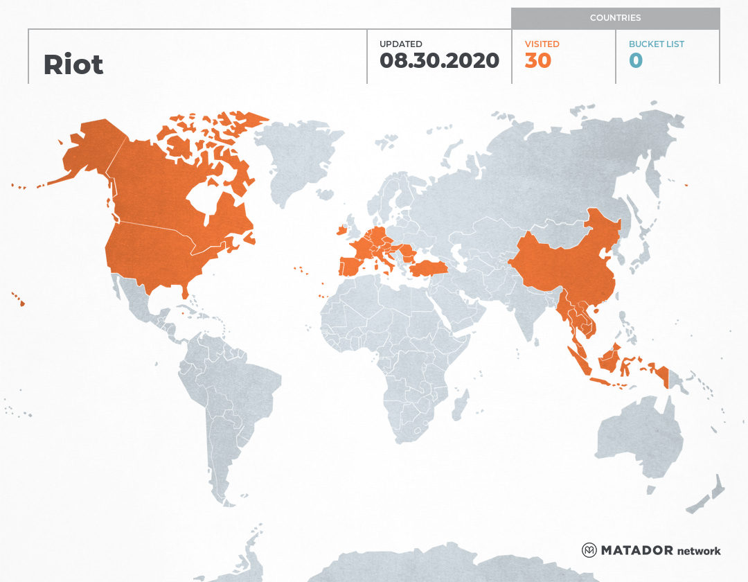 Riot’s Travel Map – Matador Network