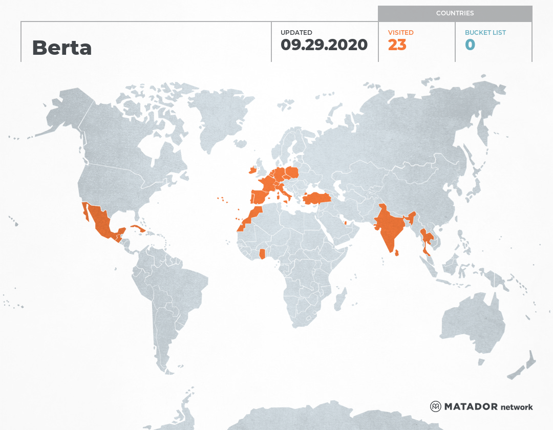 Berta’s Travel Map – Matador Network