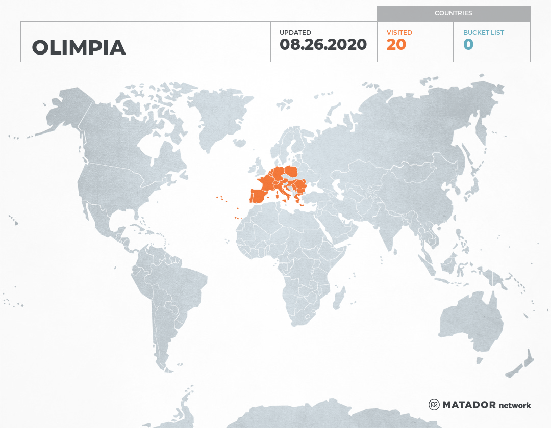 OLIMPIA’s Travel Map – Matador Network