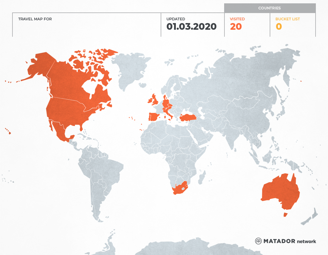 World Travel Map