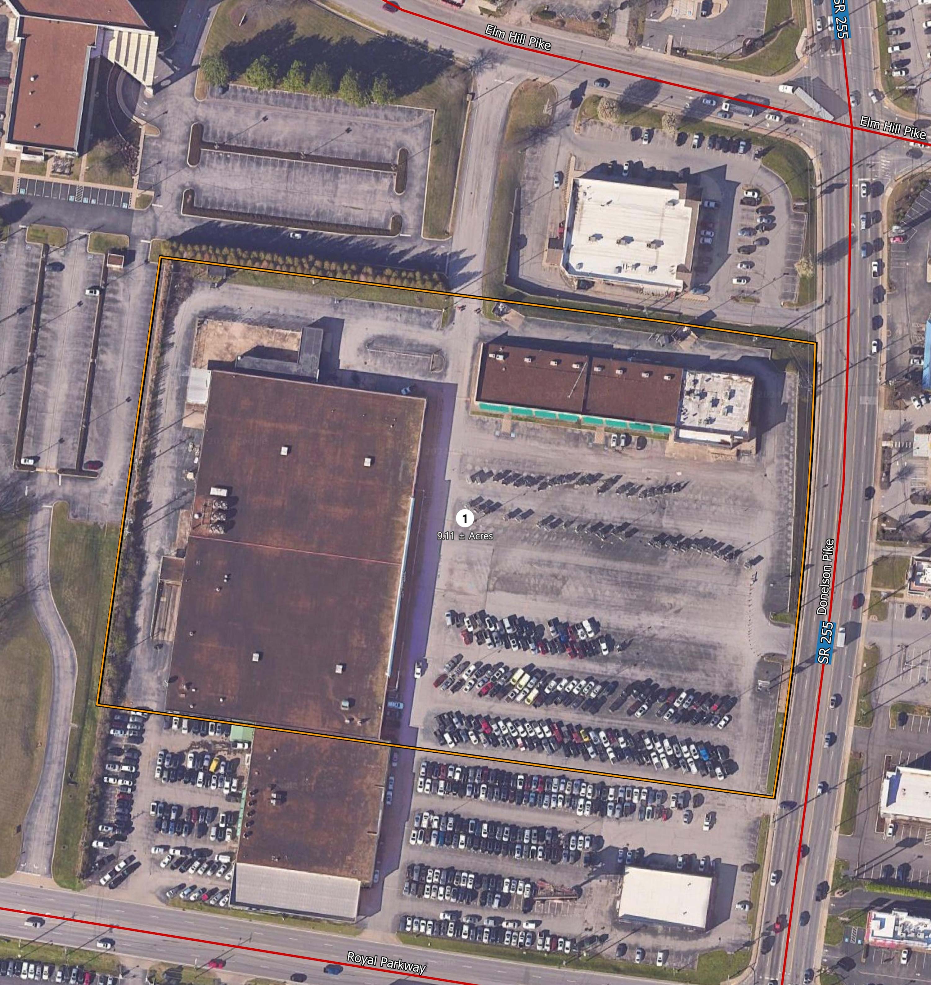 9.112± Acres Zoned CS at 530 Donelson Pk, Nashville, TN 37214 Auction |  McLemore Auction Company