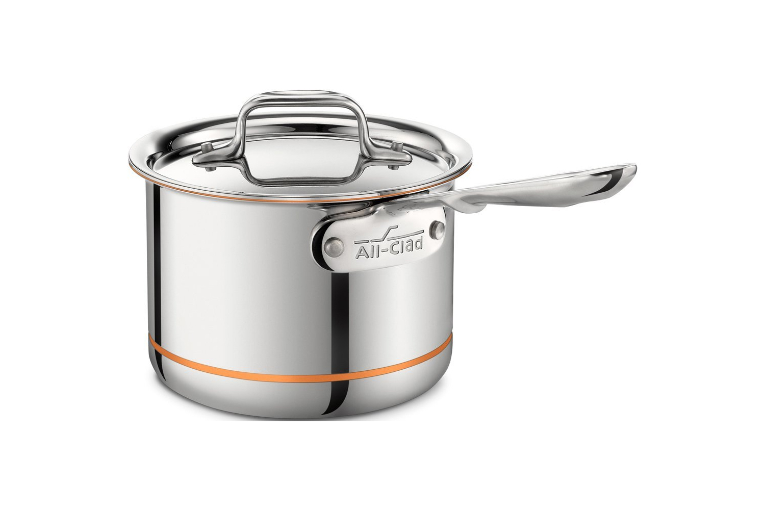 AllClad CopperCore 2qt Sauce Pan 8700800027 MetroKitchen