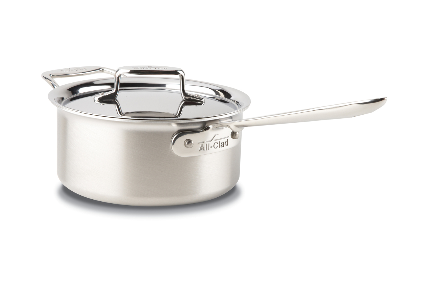 AllClad d5 Brushed Stainless 3qt Sauce Pan & Lid 8701004135