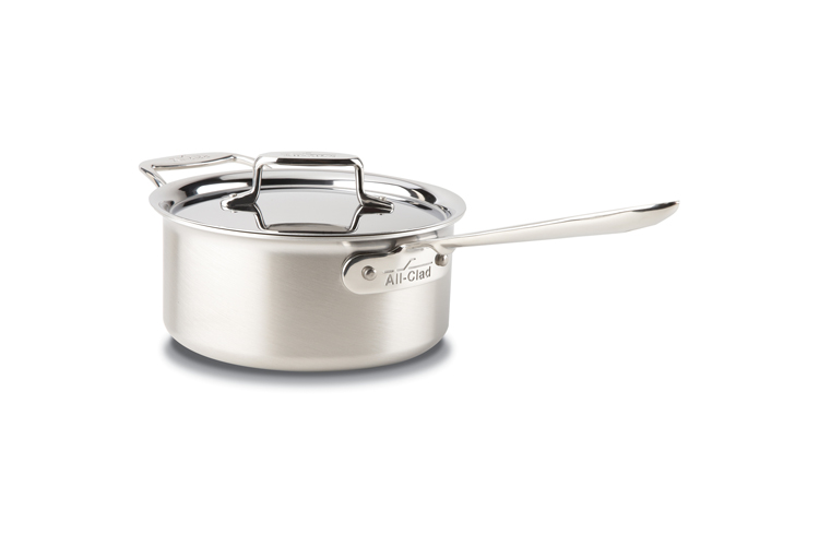 AllClad d5 Brushed Stainless 3qt Sauce Pan & Lid 8701004135