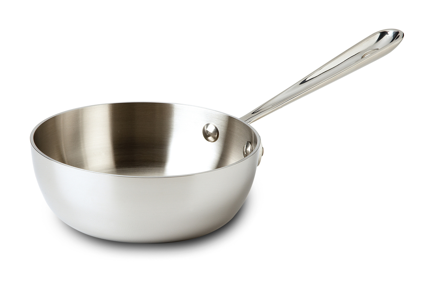 AllClad Stainless Steel 1qt Saucier 8701004436 MetroKitchen