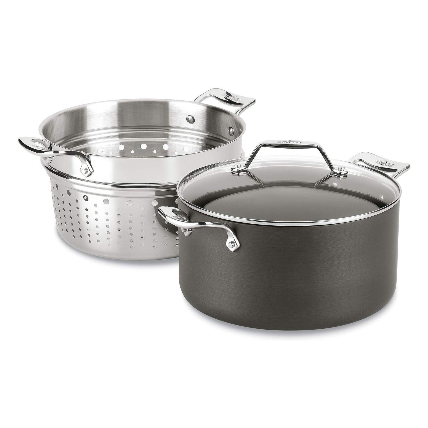 AllClad Essentials Nonstick 7 qt. MultiPot w/Insert Set H911S374
