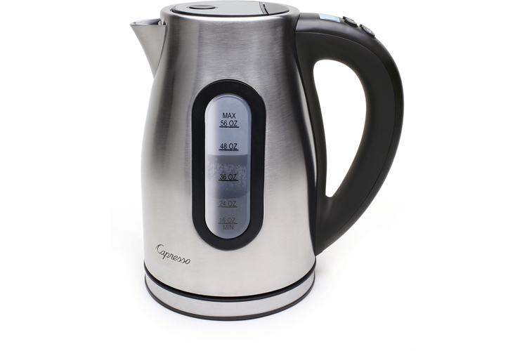 Capresso H2O Pro Programmable Water Kettle Brushed SS 276
