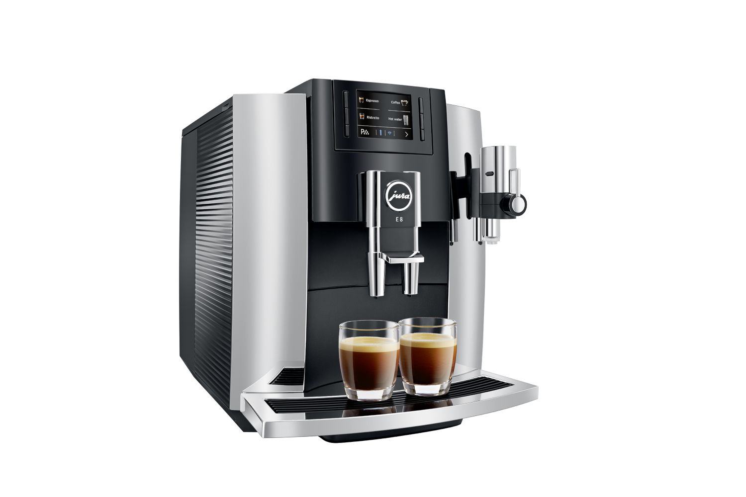 JURA Automatic Coffee Machines Jura E8 Chrome