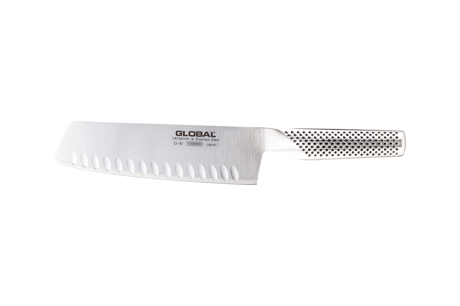 Global Vegetable Knives Global 7 inch Vegetable Knife Hollow Edge