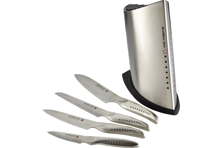 Global Sai 5 Piece Knife Block Set SAI5001
