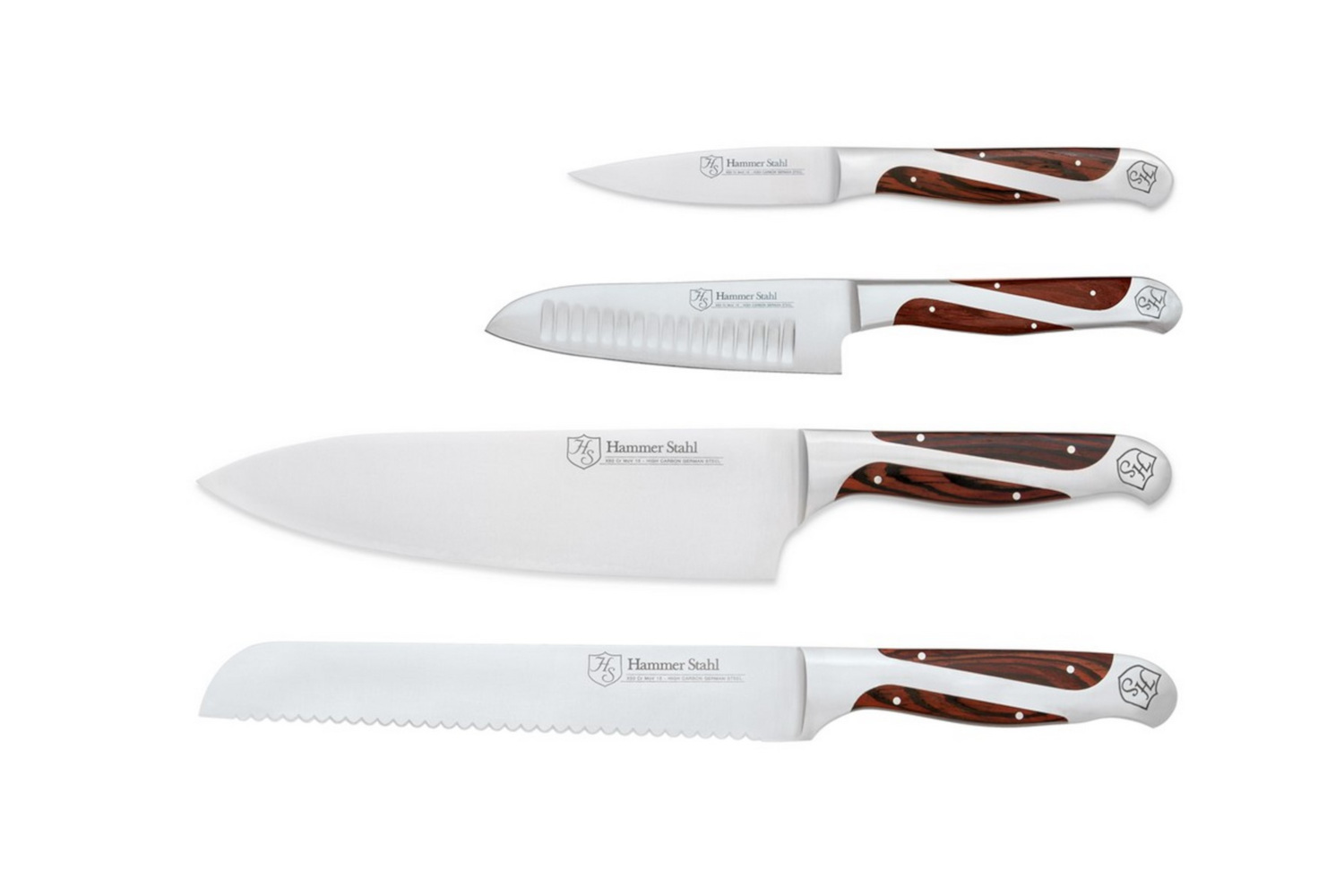 Hammer Stahl 4 Piece Cutlery Essentials Knife Set 6441