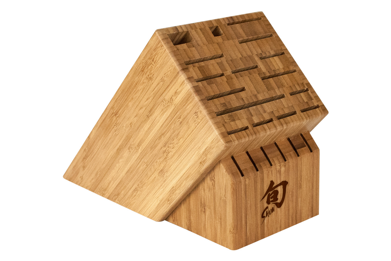 Shun 22 Slot Bamboo Knife Block DM0832 Free Shipping MetroKitchen