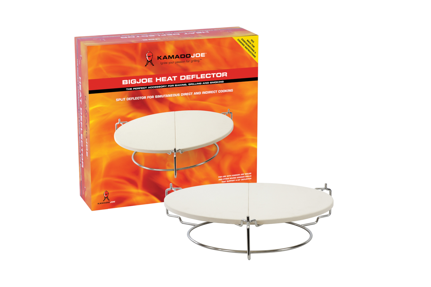 Kamado Joe Kamado Joe Half Moon Deflector Plates Big Joe