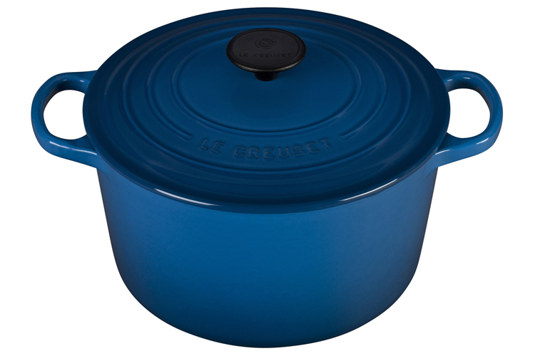 Le Creuset Cast Iron 5 1/4 qt. Round Deep Dutch Oven Marseille L2595259