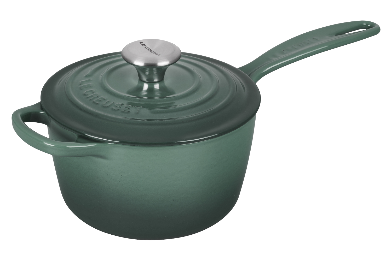 Le Creuset Signature Cast Iron 1 3/4 qt. Saucepan Artichaut