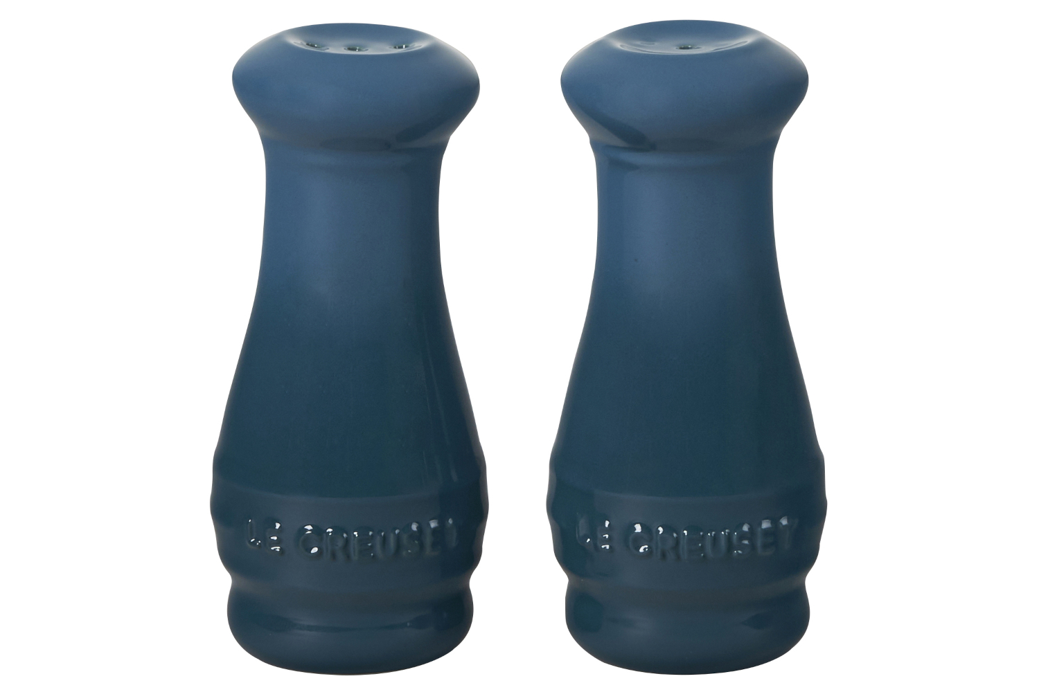 Le Creuset Salt and Pepper Shaker Set Deep Teal