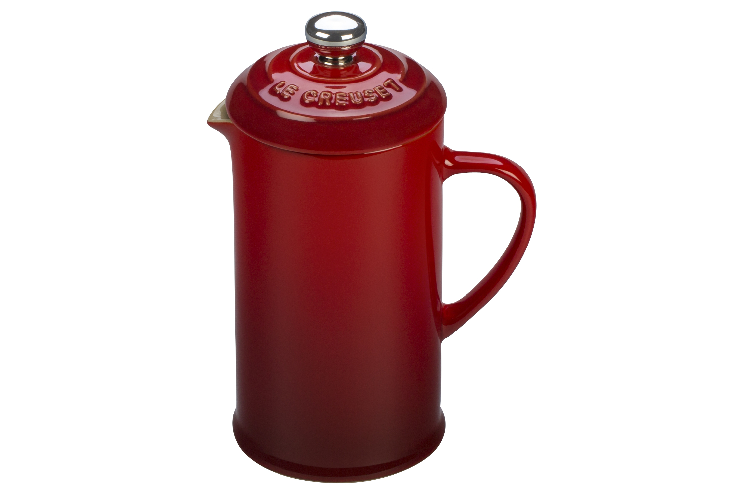 Le Creuset Stoneware Le Creuset Stoneware 12 oz. French Press Cerise
