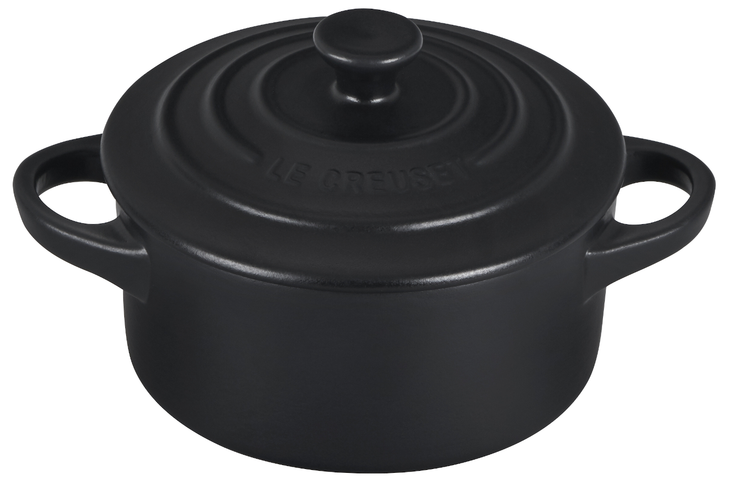 Le Creuset Licorice Cookware Le Creuset Stoneware Mini Round Cocotte