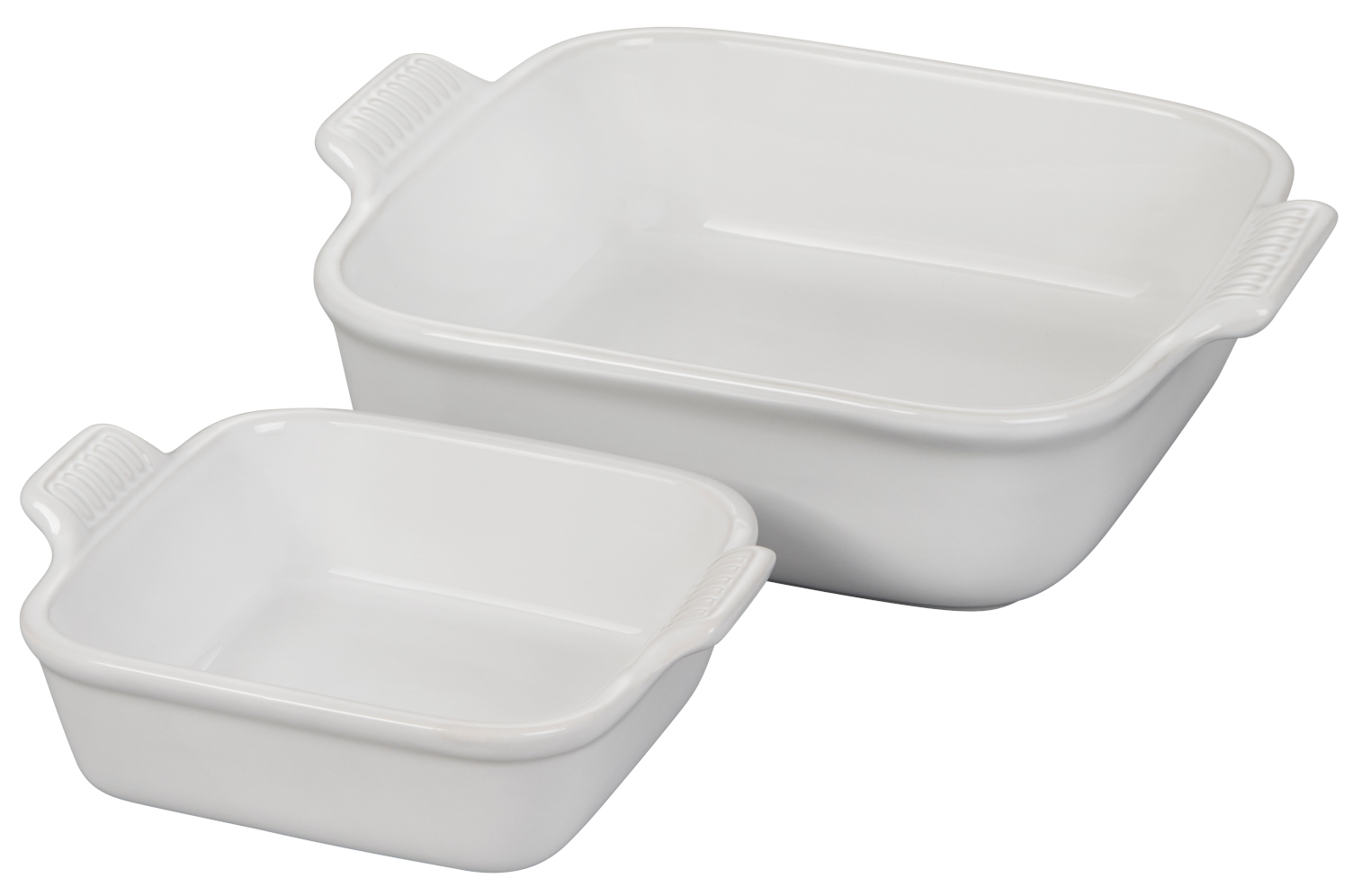 Le Creuset Heritage Square Dish Set White