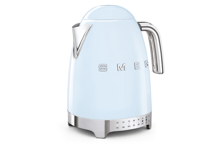 Smeg Retro Style Variable Temperature Kettle Pastel Blue KLF04PBUS