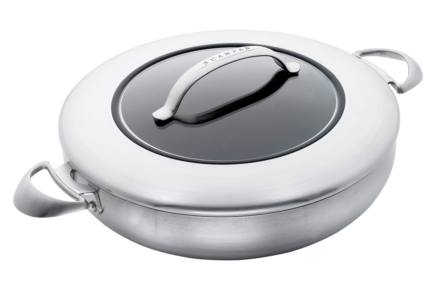 ScanPan CTX 12.5in Nonstick Chefs Pan w/Lid 65113200 MetroKitchen