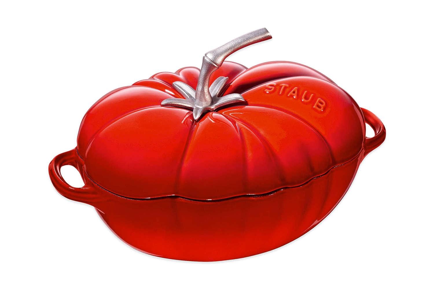 Staub Cast Iron 3 qt. Tomato Cocotte Cherry 11712506