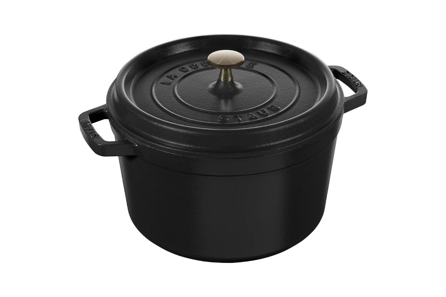 Staub 5 qt. Tall Round Oven Matte Black 12502423 + Free Shipping