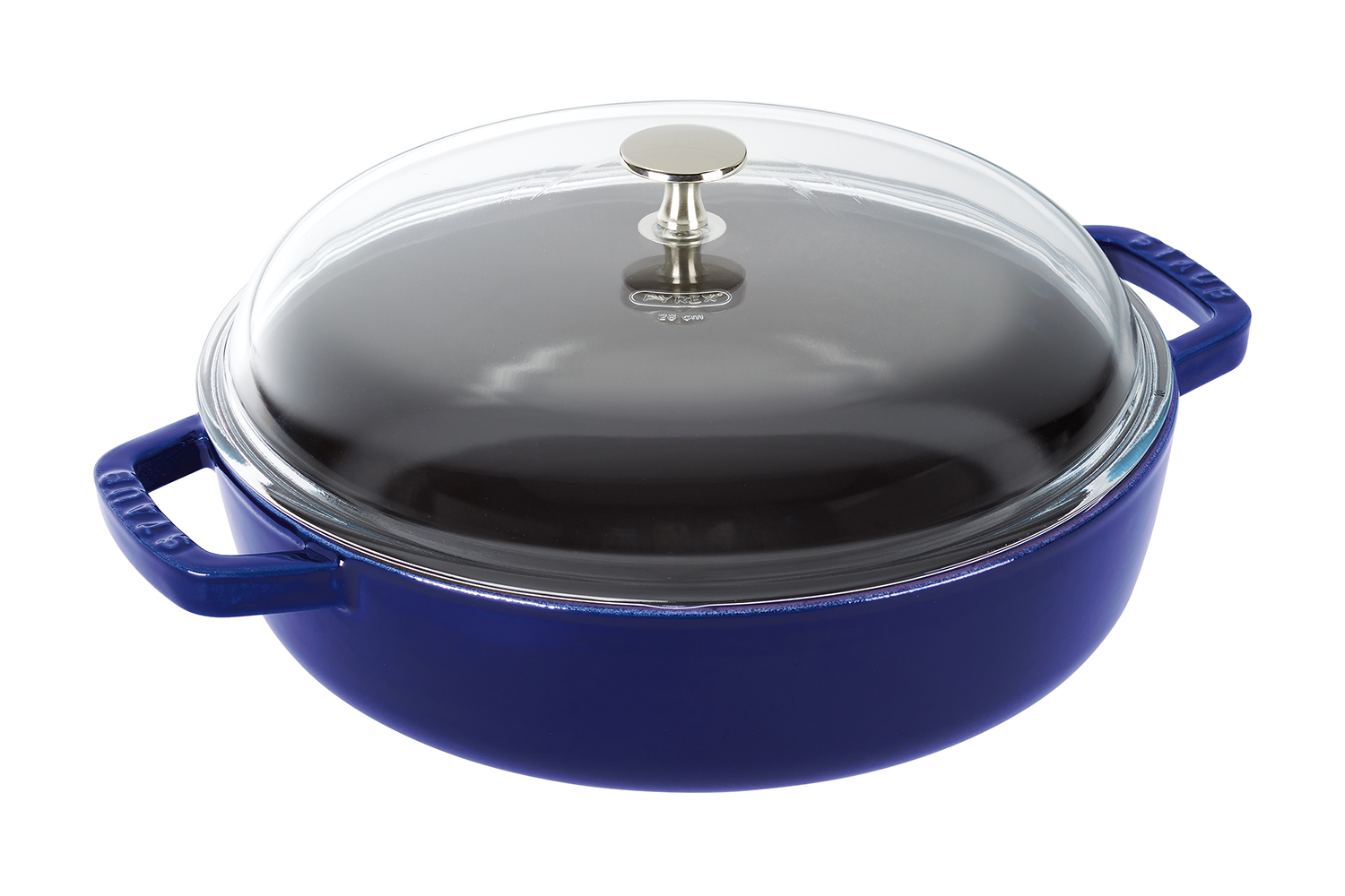 Staub Cast Iron 4 qt. Universal Pan Dark Blue 12702891