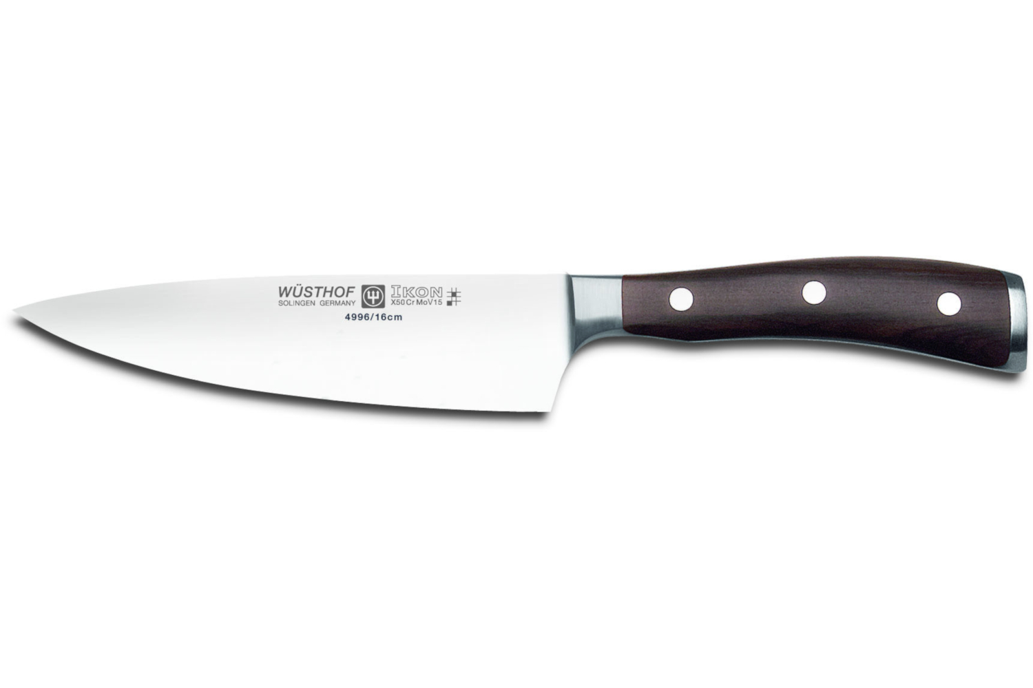 Wusthof Ikon Blackwood 6in Chef's Knife 499616 MetroKitchen