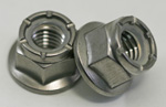 Titanium Nylock Hex Flange Nut M8 - 1.25 Tall