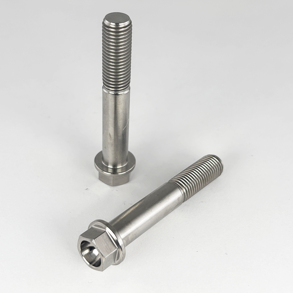 Titanium Hex Flange Head M10 - 1.25 X 65MM Titanium Hex Flange Head M10 - 1.25 X 65MM