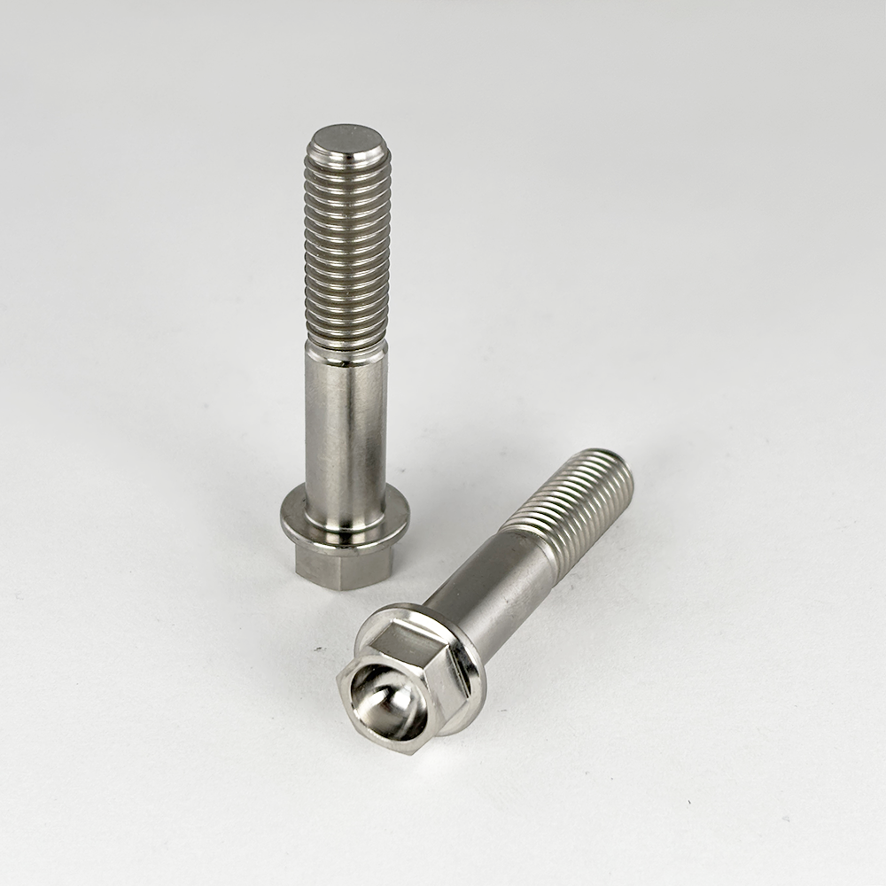 Titanium Hex Flange Head M10 - 1.50 X 45MM Titanium Hex Flange Head M10 - 1.50 X 45MM