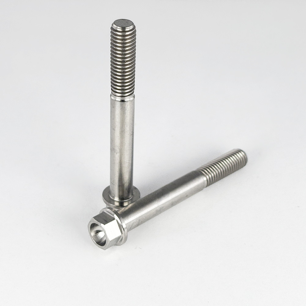 Titanium Hex Flange Head M8 - 1.25 X 70MM