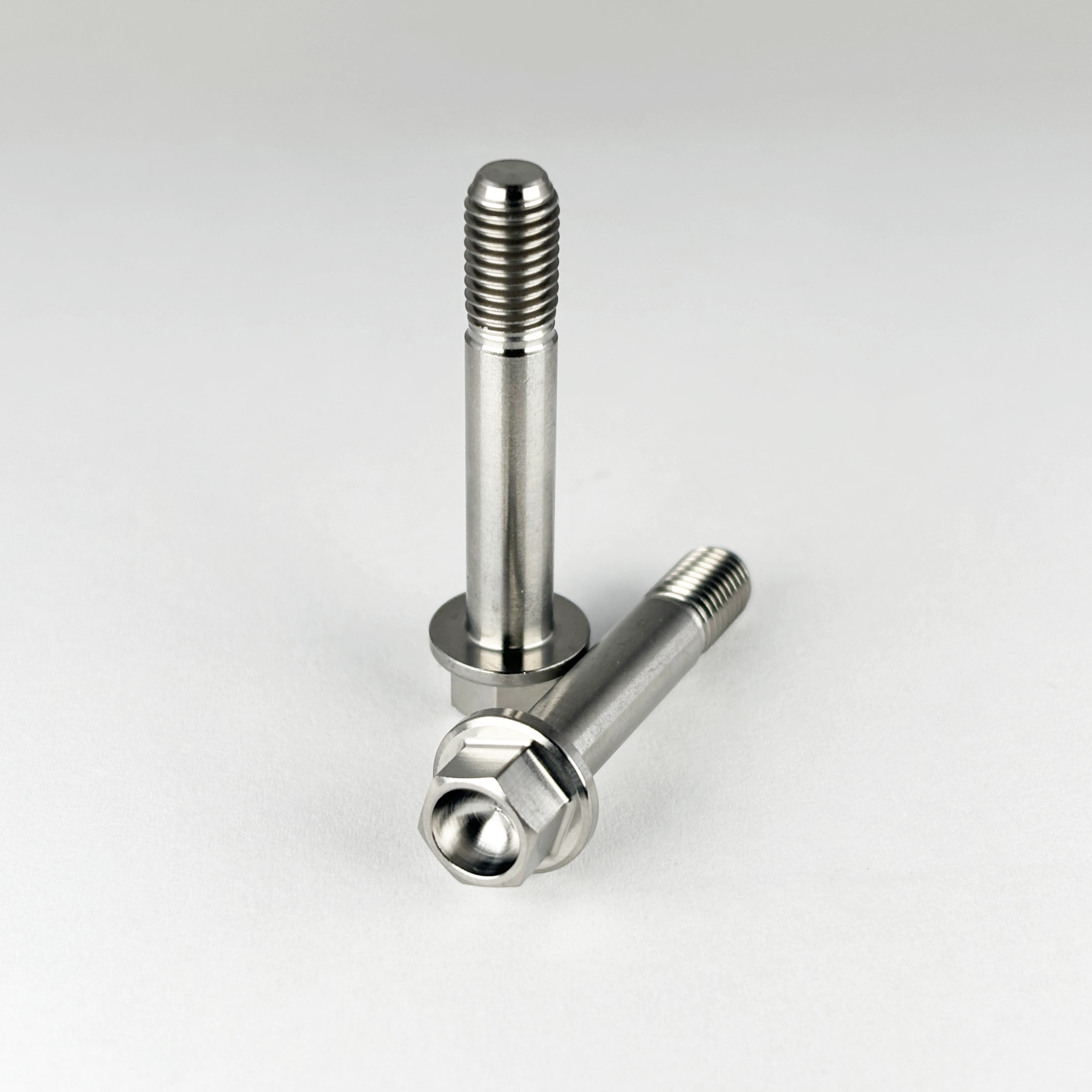 Hex Flange 1/4-28 x 1 1/4" Titanium Gr 5 Hex Flange 1/4-28 x 1 1/4" Titanium Gr 5