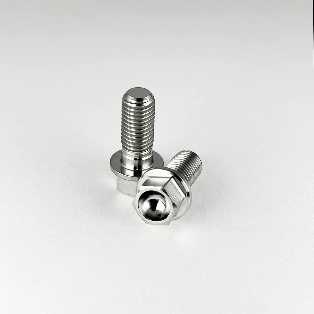 Hex Flange 5/16-24 x 1/2" Titanium Gr 5 Hex Flange 5/16-24 x 1/2" Titanium Gr 5
