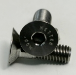 Titanium Flush Head M8 - 1.25 X 15MM Hex Drive