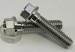 Titanium Hex Flange Head M5 - 0.80 X 40mm