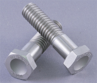 Clear Alum Hex Flange Bolt M6 - 1.00 x 10MM