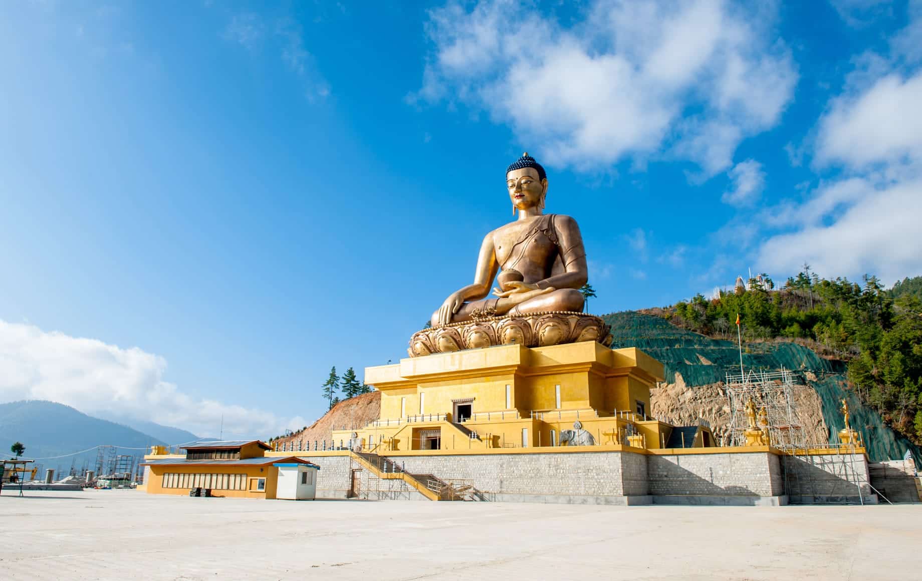 Buddha architecture with beautiful weather