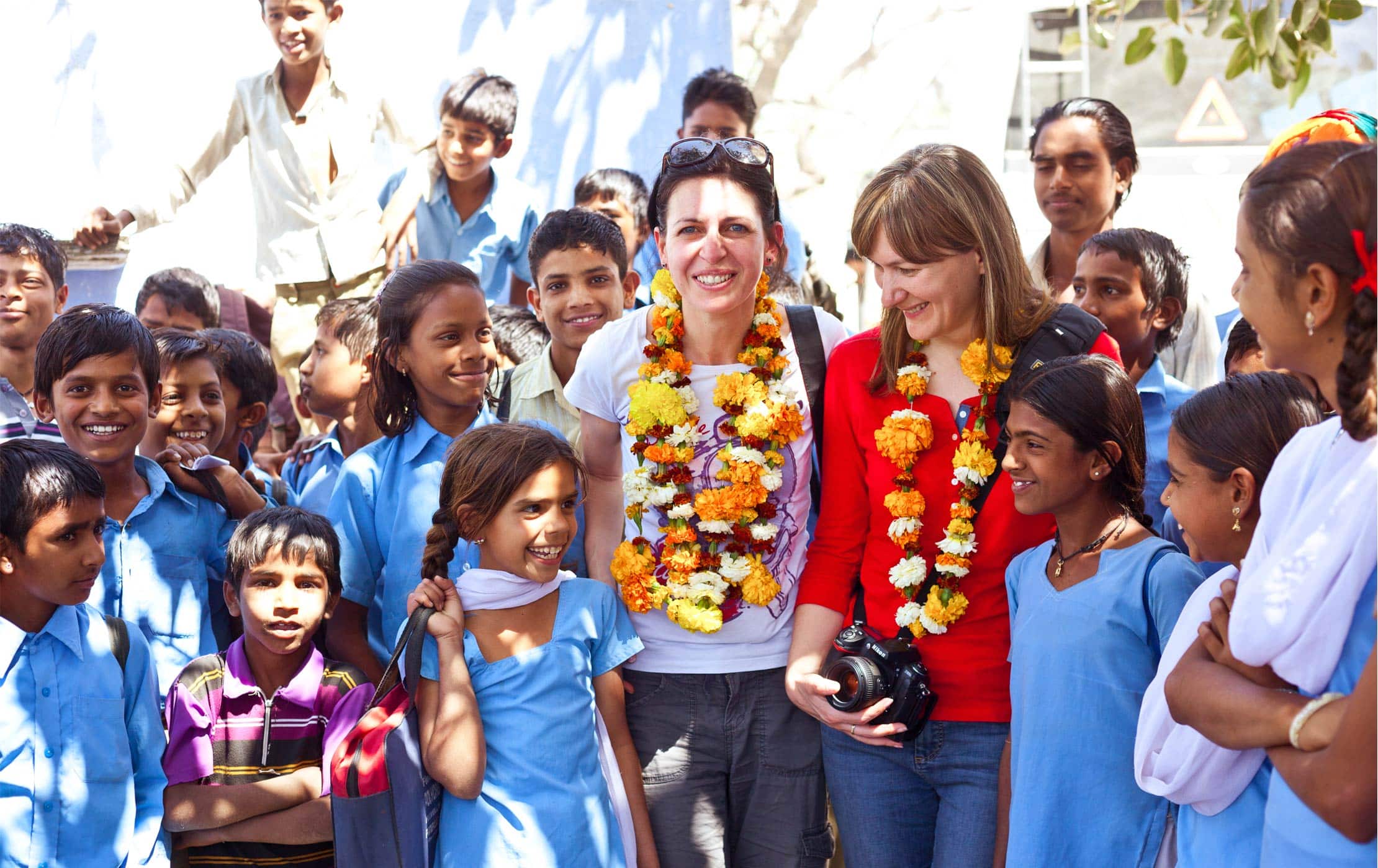 Visiting Samode School